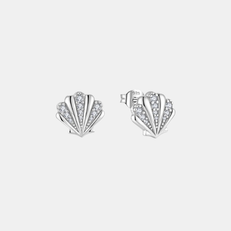 Snäcka Örhängen i 925 Sterlingsilver