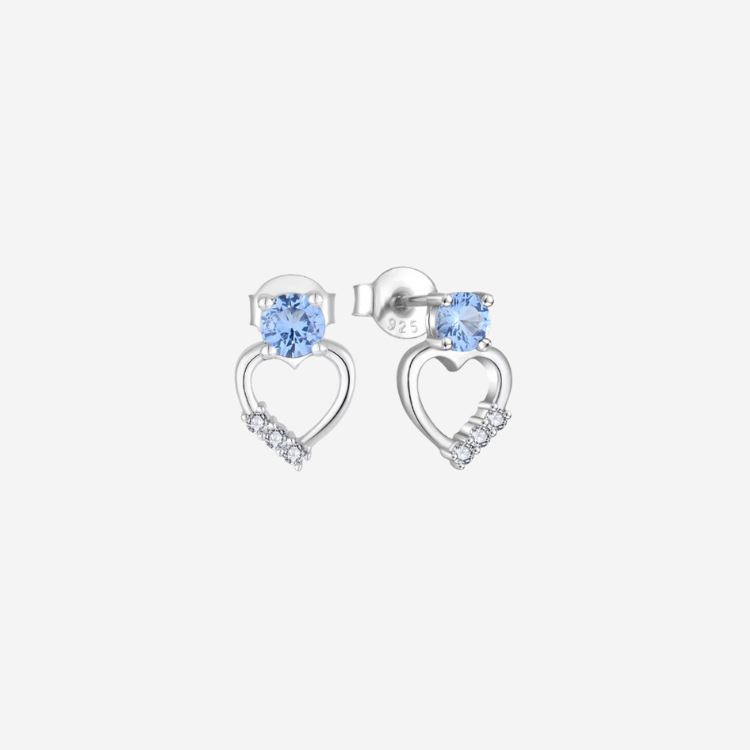 SterlingSilver925 Örhänge Hjärta