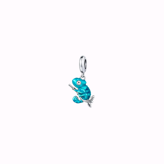Turkos Kameleont-Berlock – Hänge i Sterlingsilver 925