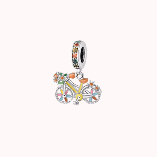 Färgglad Cykel Hängsmycke – Sterlingsilver