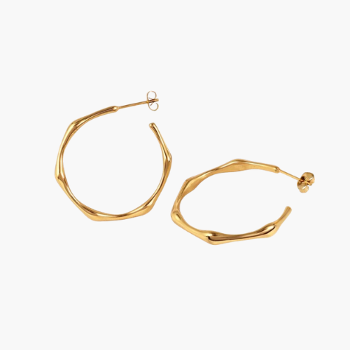 SterlingSilver Örhänge i 18k Guldpläterat