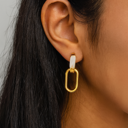 Örhängen i 18k Guldpläterat