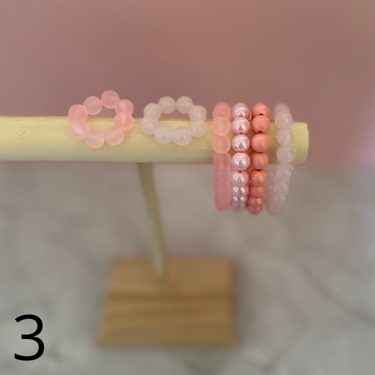 Pärlarmband (I Love pink collection)
